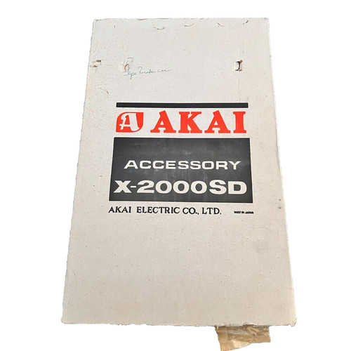 Akai 2000sd reel - akai, x-2000sd