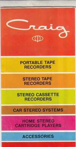 Vintage craig tape recorder - vintage,