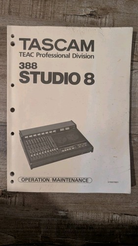 Vintage tascam 388 - tascam, studio