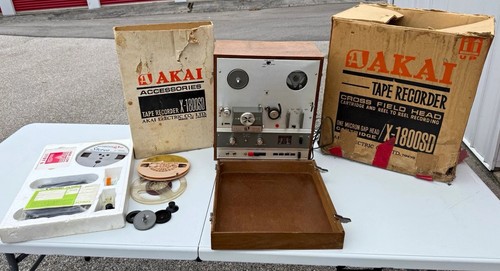 Vtg akai 1800sd - x-1800sd, reel